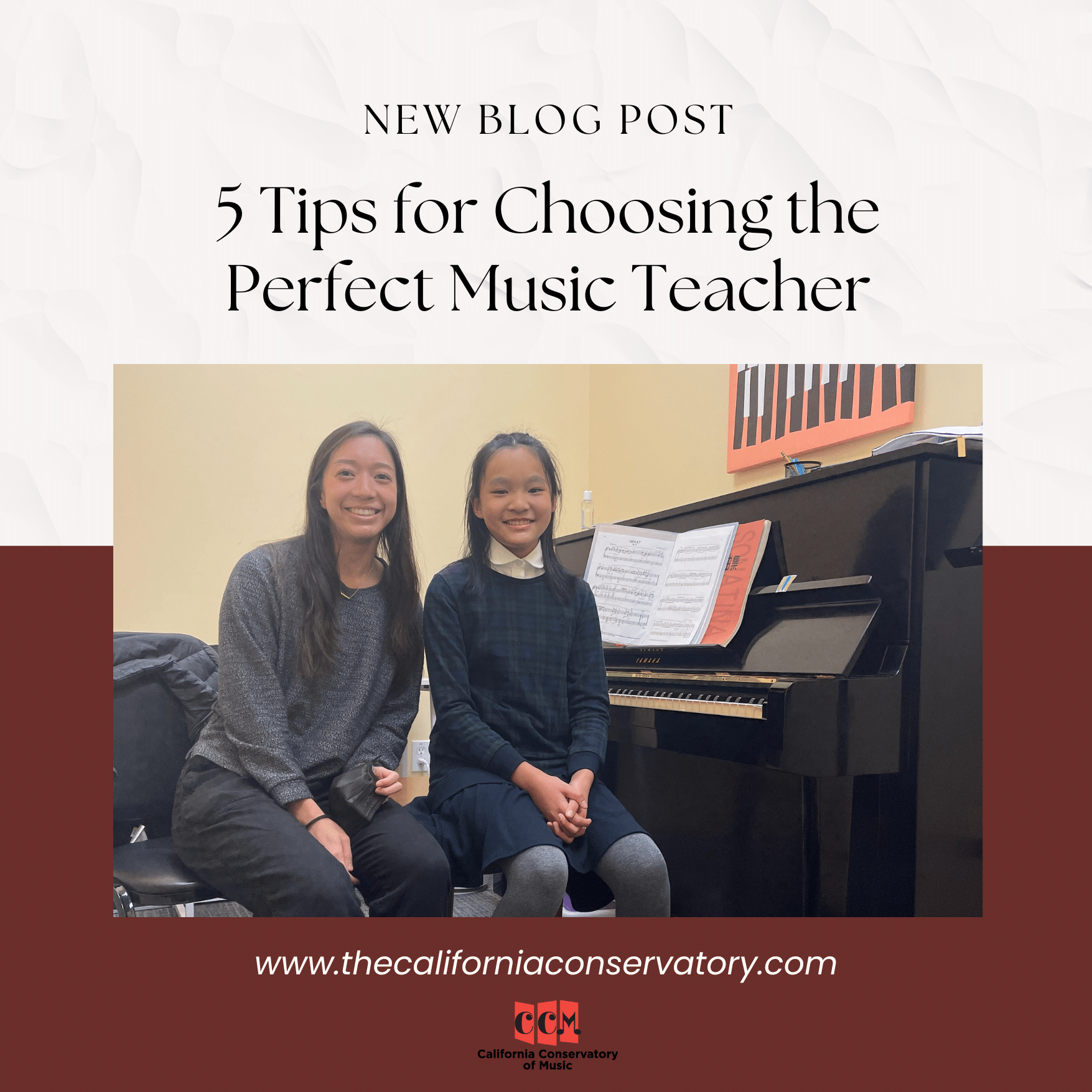 Piano, Guitar and Violin Lessons at our Bay Area Music School